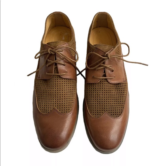 Joe’s Men’s Leather Chestnut Brown Oxford Shoe main image 7